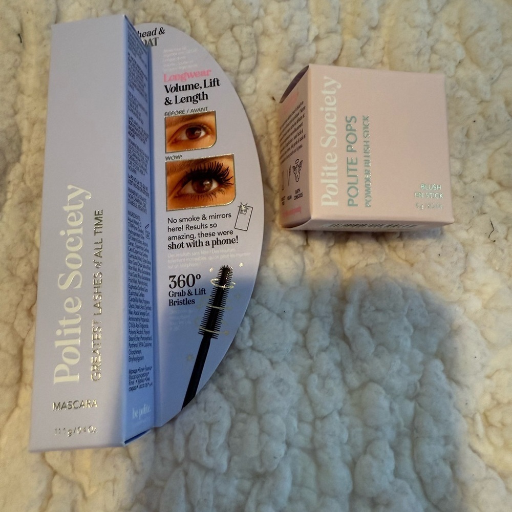 Polite Society Mascara and Blush Bundle New